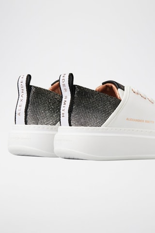 Baskets en cuir - Blanc et noir