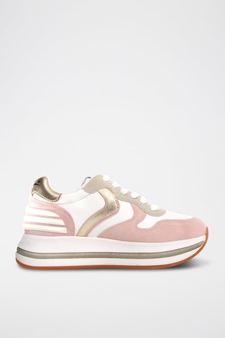 Baskets en cuir - Rose