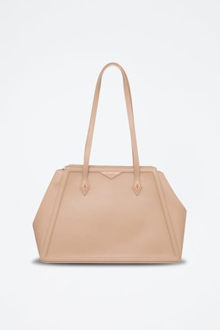 Sac à main en cuir Gabrielle - Marron