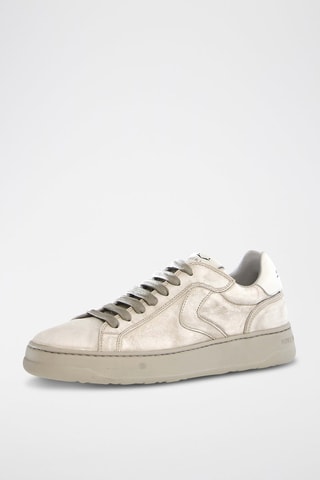 Baskets en cuir nappa Layton - Blanc