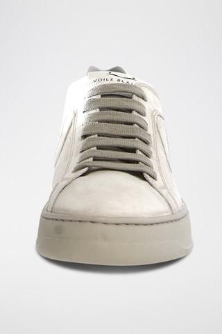 Baskets en cuir nappa Layton - Blanc