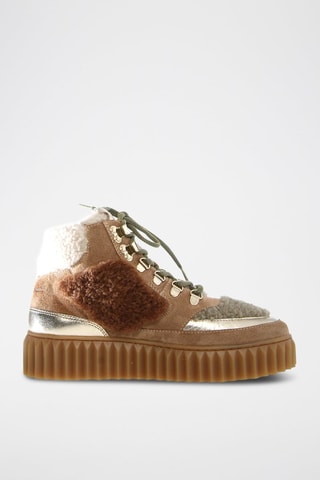 Bottines en cuir - Marron