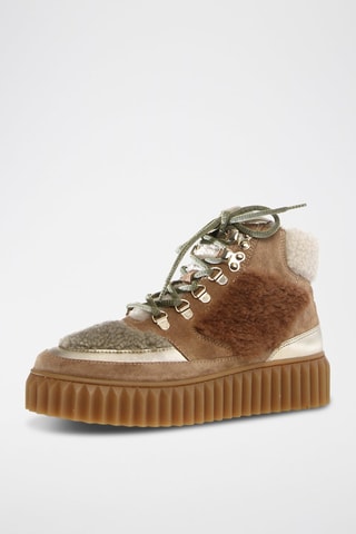 Bottines en cuir - Marron