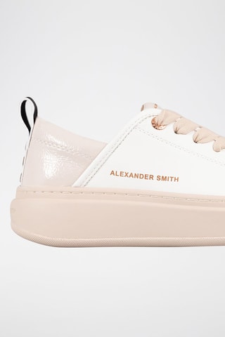 Baskets - Blanc, noir et beige