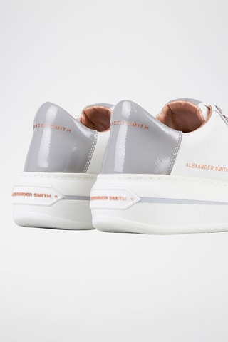 Baskets plateformes en cuir - Blanc