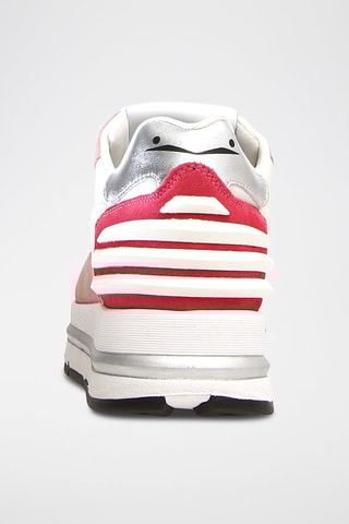 Baskets plateformes en nubuck Maran - Rose