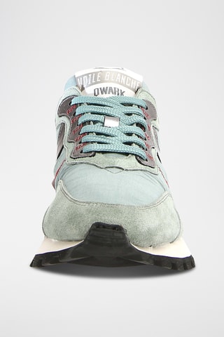 Baskets compensées en cuir Qwark - Vert