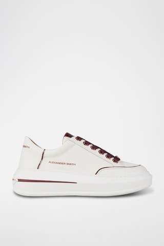 Baskets en cuir Lancaster - Blanc