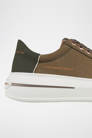 Baskets en cuir Lancaster - Marron