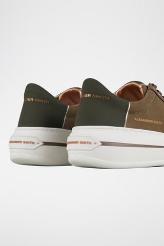 Baskets en cuir Lancaster - Marron