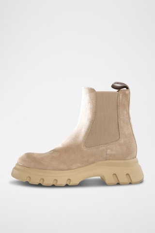Bottines Chelsea en cuir Twilly - Beige