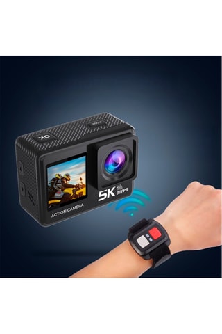 Caméra sport - Double écran LCD - 13 accessoires inclus