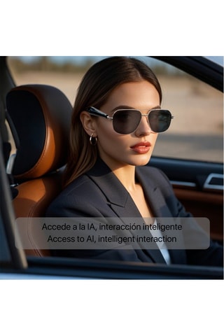 Smart glasses GY-100 unisex - Nero