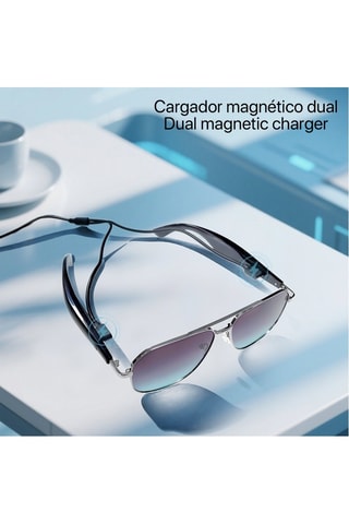 Lunettes de soleil connectées mixte AI GY-100 - Bleu