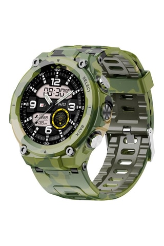 Montre connectée Q666K - Compatible Android et iOS - Kaki