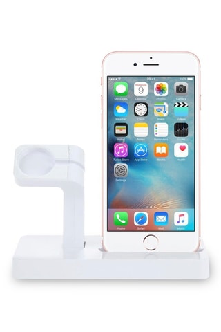 Station de charge 2-en1 - Blanc