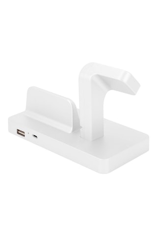 Station de charge 2-en1 - Blanc