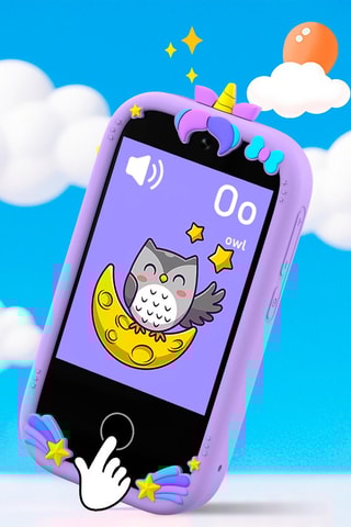 Téléphone éducatif pour enfants - Violet - 32Go