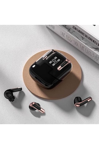 Écouteurs intra-auriculaires sans fil J17 à double paire - Noir