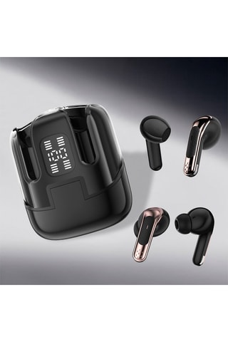 Écouteurs intra-auriculaires sans fil J17 à double paire - Noir