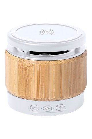 Enceinte Bluetooth - 3 W - Blanc et naturel