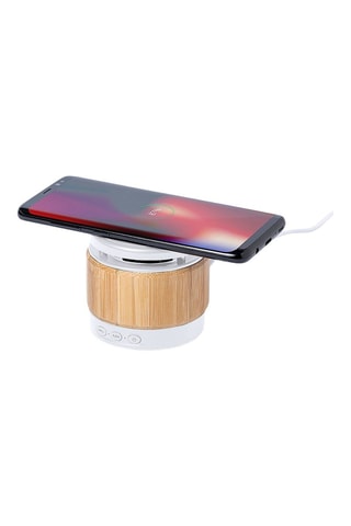 Enceinte Bluetooth - 3 W - Blanc et naturel