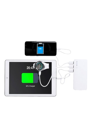 Batterie externe USB avec LED - 10000 mAh