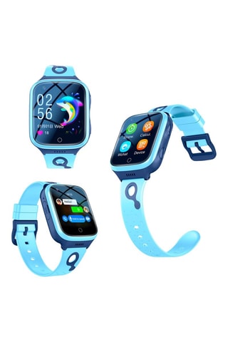 Montre connectée Smartwatch K9 4G GPS - Compatible IOS et Android - Bleu