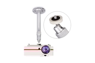 Support plafond pour projecteur Argenté