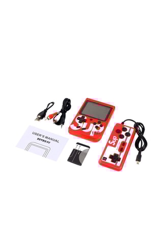 Console de jeux vidéo rétro - Rouge