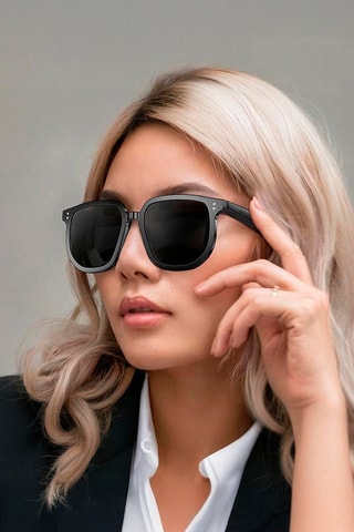 Lunettes intelligentes mixte - Catégorie 3 - Noir