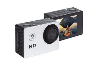 Caméra sport Komir HD720P - Ecran LCD - Argenté