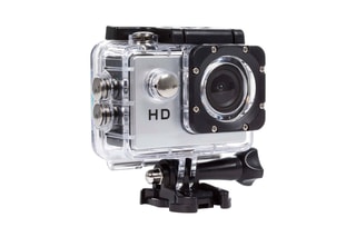 Caméra sport Komir HD720P - Ecran LCD - Argenté