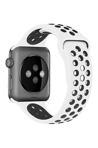 Cinturino sport in silicone compatibilità Apple Watch 42/44 mm - Misura M/L