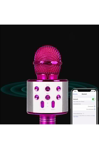 Microphone karaoké - Fuchsia