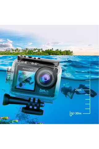 Caméra sport - Ecran LCD - Accessoires inclus