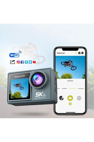 Caméra sport - Ecran LCD - Accessoires inclus