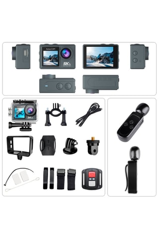 Caméra sport - Ecran LCD - Accessoires inclus
