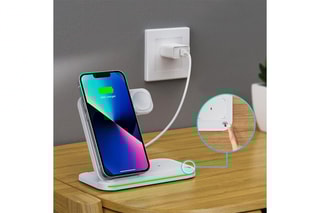 Base de chargement sans fil pliable 3-en-1