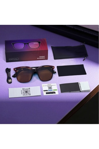 Lunettes de soleil connectées mixte AI GY-500 - Noir