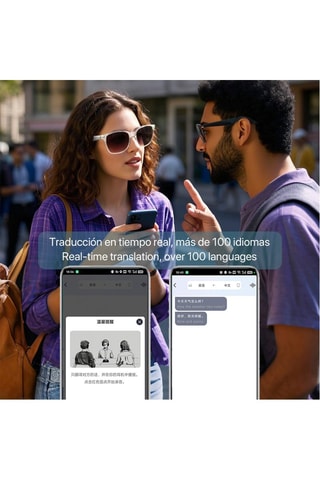 Lunettes intelligentes AI GY-500 mixte - Noir