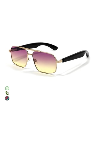 Lunettes de soleil connectées mixte AI GT-31 - Noir