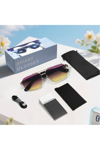 Lunettes de soleil connectées mixte AI GT-31 - Noir