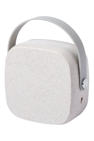 Enceinte Bluetooth - 3 W - Naturel et gris clair