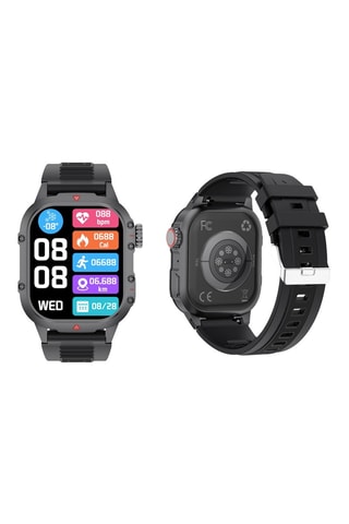 Montre connectée - Compatible Android et IOS - Noir