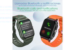 Montre connectée Y1 - Compatible Android et iOS - Noir