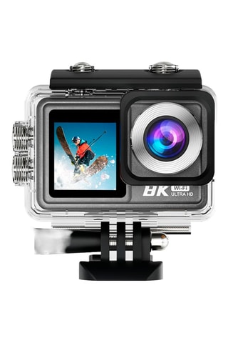 Caméra sport - Double écran LCD - 18 accessoires inclus