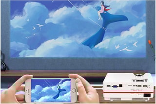 Projecteur LED VS313 Sync Screen Blanc et rouge