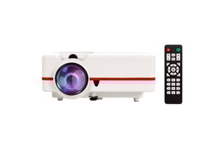 Projecteur LED VS313 Sync Screen Blanc et rouge