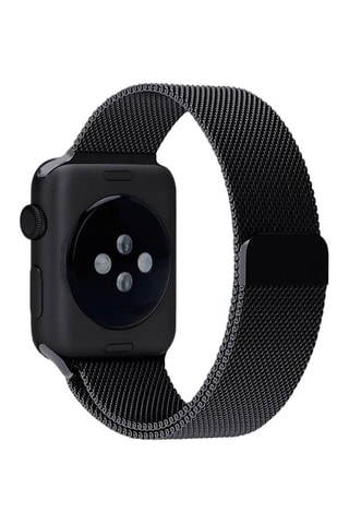 Bracelet en métal compatible Apple Watch - 38/40 mm - Noir